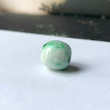 A-Grade Natural Moss On Snow Jadeite Barrel No.172234