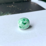 A-Grade Natural Moss On Snow Jadeite Barrel No.172234