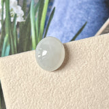 10.65cts A-Grade Natural Silver Satin Colour Jadeite Oval Cabochon No.130419