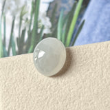 10.65cts A-Grade Natural Silver Satin Colour Jadeite Oval Cabochon No.130419