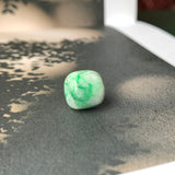 A-Grade Natural Moss On Snow Jadeite Barrel No.172235