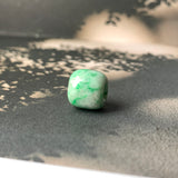 A-Grade Natural Moss On Snow Jadeite Barrel No.172235