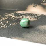 A-Grade Natural Moss On Snow Jadeite Barrel No.172235