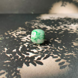 A-Grade Natural Moss On Snow Jadeite Barrel No.172236