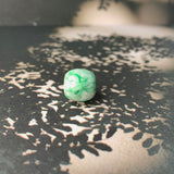 A-Grade Natural Moss On Snow Jadeite Barrel No.172236