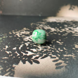 A-Grade Natural Moss On Snow Jadeite Barrel No.172236