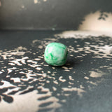 A-Grade Natural Moss On Snow Jadeite Barrel No.172236