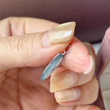 SOLD OUT: Icy A-Grade Natural Blue Jadeite Donut Pendant No.172785