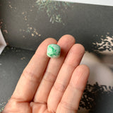 A-Grade Natural Moss On Snow Jadeite Barrel No.172236