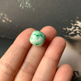 A-Grade Natural Moss On Snow Jadeite Barrel Pendant No.172236