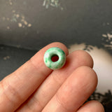A-Grade Natural Moss On Snow Jadeite Barrel No.172236