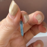 SOLD OUT: Icy A-Grade Natural Blue Jadeite Donut Pendant No.172787