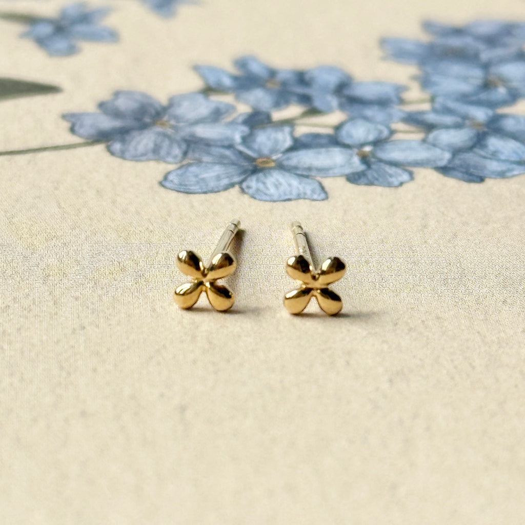 Lilac Flower Stud Earring