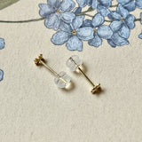 Lilac Flower Stud Earring No. 700602/700608