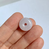 A-Grade Natural Lilac Jadeite Bagel Piece No. 171601
