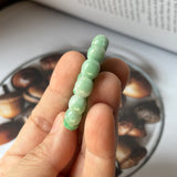 A-Grade Natural Moss On Snow Jadeite Ox Pendant No.220694