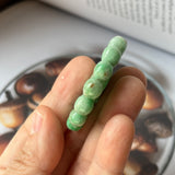 A-Grade Natural Moss On Snow Jadeite Ox Pendant No.220694