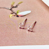 Lilac Flower Stud Earring No. 700602/700608