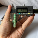 A-Grade Natural Moss On Snow Jadeite Ox Pendant No.220694