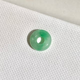 A-Grade Natural Moss On Snow Jadeite Bagel Piece No. 172655