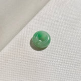 A-Grade Natural Moss On Snow Jadeite Bagel Piece No. 172655