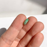 A-Grade Natural Moss On Snow Jadeite Bagel Piece No. 172655