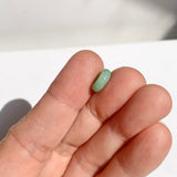 A-Grade Natural Moss On Snow Jadeite Bagel Piece No. 172655