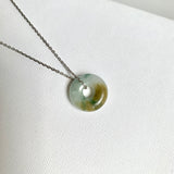 A-Grade Natural Tri-Colour Jadeite Bagel Piece No. 172656