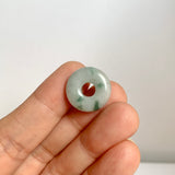 A-Grade Natural Tri-Colour Jadeite Bagel Piece No. 172656