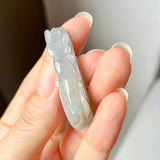 A-Grade Light Lavender Green Jadeite Pixiu No.172476