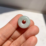 A-Grade Natural Tri-Colour Jadeite Bagel Piece No. 172657
