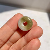 A-Grade Natural Tri-Colour Jadeite Bagel Piece No. 172657