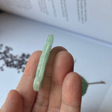 A-Grade Natural Green Jadeite Rooster Pendant No.170862