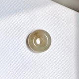 A-Grade Natural Light Brown Jadeite Bagel Piece No. 172658