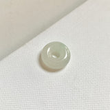 A-Grade Natural White Jadeite Bagel Piece No. 172661