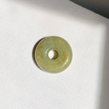A-Grade Natural Yellowish Green Jadeite Bagel Piece No. 172663