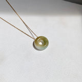 A-Grade Natural Tri-Colour Jadeite Bagel Piece No. 172665