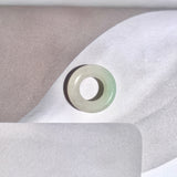 A-Grade Natural White Jadeite Bagel Piece No. 172669
