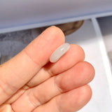 A-Grade Natural White Jadeite Bagel Piece No. 172670