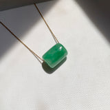 SOLD OUT: A-Grade Natural Imperial Green Jadeite Barrel No. 172676