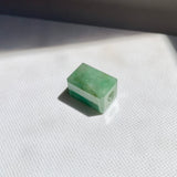 A-Grade Natural Green Jadeite Barrel No. 172601