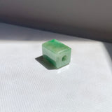 A-Grade Natural Green Jadeite Barrel No. 172601