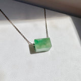 A-Grade Natural Green Jadeite Barrel No. 172601