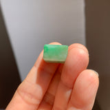 A-Grade Natural Green Jadeite Barrel No. 172601