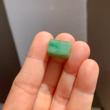 A-Grade Natural Green Jadeite Barrel No. 172601
