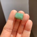 A-Grade Natural Green Jadeite Barrel No. 172601