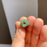 A-Grade Natural Green Jadeite Barrel No. 172601