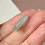 Icy A-Grade Natural Blue Green Jadeite Donut No.172789