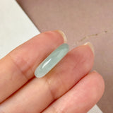 Icy A-Grade Natural Blue Green Jadeite Donut No.172789