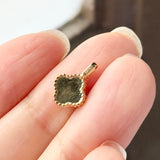 SOLD OUT: A-Grade Imperial Green Jadeite Clover Pendant No. 172792